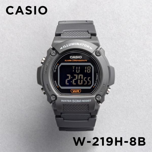 CASIO STANDARD カシオ W-219H-8B 腕時計 時計 ブランド メンズ レディース チープカシオ チプカシ デジタル 日付 日本未発売 ギフト プレゼント