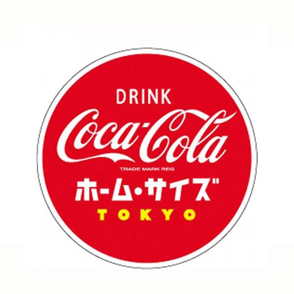 COCA COLA コカコーラ ステッカー レトロ ホームサイズ TOKYO 東京 丸形 UV耐水シール :ccba75:general store CART 通販 防水ステッカー コカコーラ 274