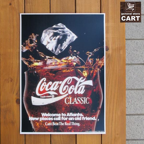 ポスター Coca Cola ノスタルジック広告 コカコーラ クラシックグラス アイスキューブ A3サイズ レトロインテリア Ccnp5 General Store Cart 通販 Yahoo ショッピング