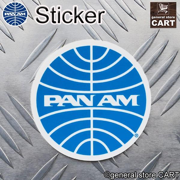 ステッカー Panam パンナム航空 アメリカン エアライン ロゴマーク ブルー Uv耐水シール Pas6 General Store Cart 通販 Yahoo ショッピング