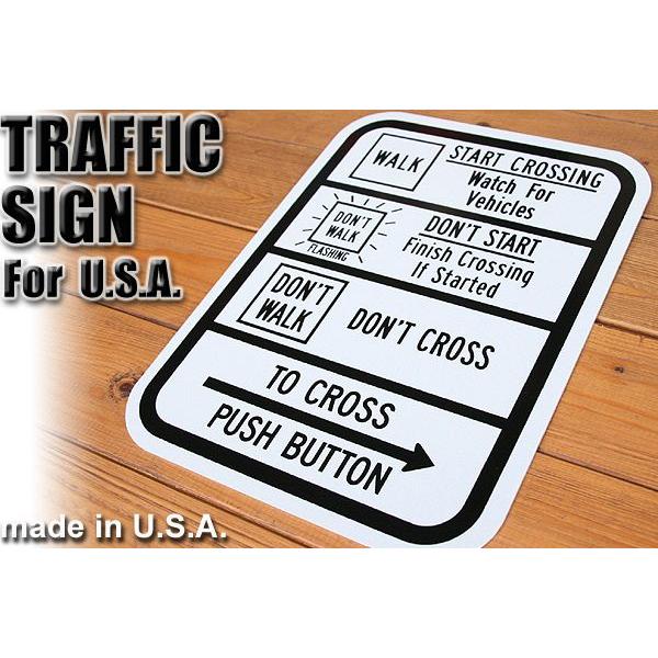 Walk Dontトラフィックシグナル　看板　ロードサイン　ガレージ　USA Walk Dontトラフィックシグナル 看板 ロードサイン ガレージ USA