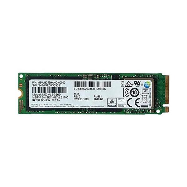 L11634-001 / MZVLB256HAHQ-000H1 256GB ソリッドステートドライブ