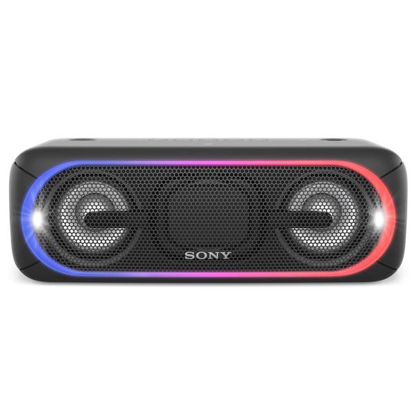 ソニー ワイヤレスポータブルスピーカー 重低音モデル SRS-XB40 : 防水/Bluetooth/専用スマホアプリ対応 ライティング機能