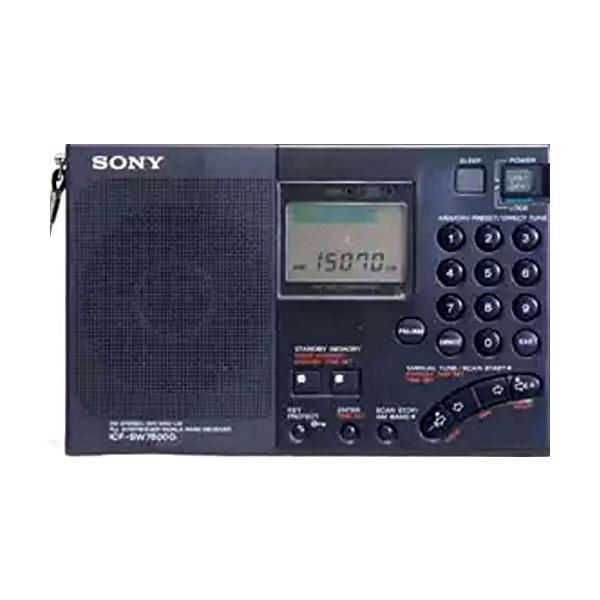 中古】sony 超高感度ポータブル短波ラジオ ICF-SW7600G