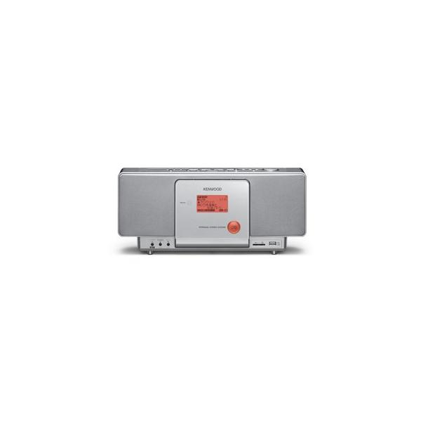 ケンウッド CD/SD/USBパーソナルシステムコンポ シルバー CR
