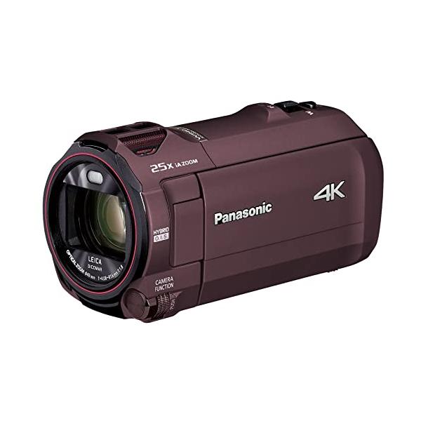 5Kビデオカメラ 本体 パナソニック 4K ビデオカメラ 64GB 光学20倍ズーム カカオブラウン HC