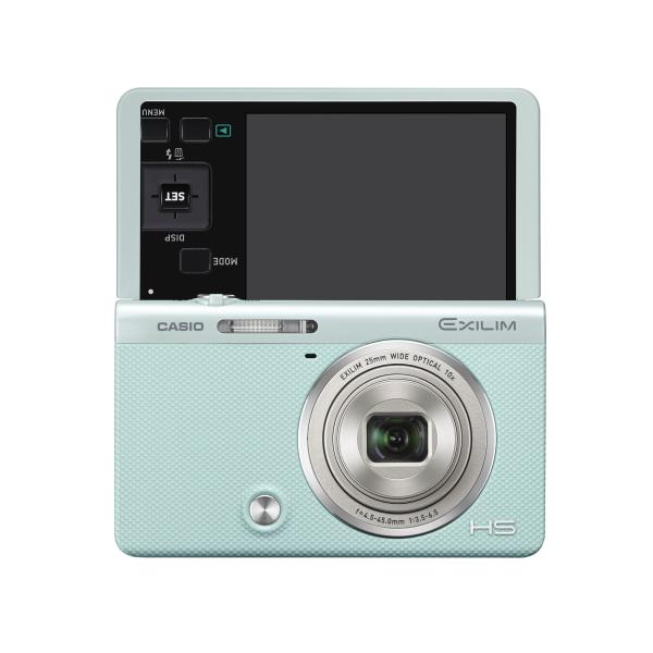 CASIO デジタルカメラ EXILIM EX-ZR60GN 自分撮りチルト液晶 オート