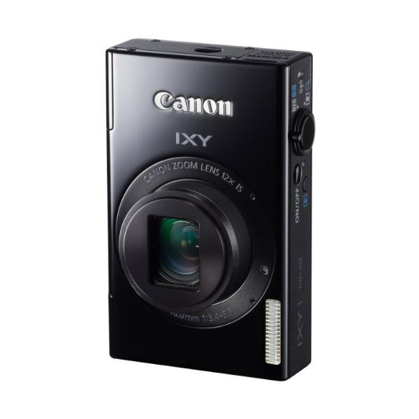 Canon デジタルカメラ IXY 1 ブラック 光学12倍ズーム Wi-Fi対応 IXY1
