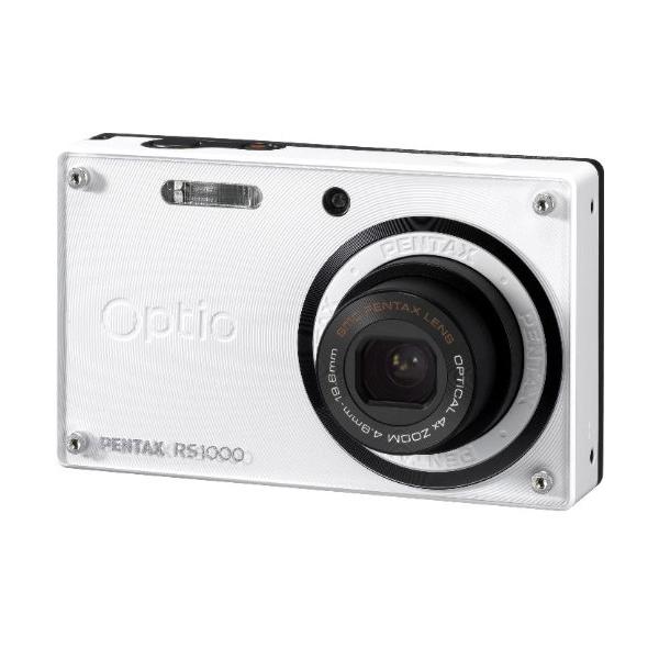 PENTAX デジタルカメラ Optio RS1000 ホワイト 1400万画素 27.5mm 光学