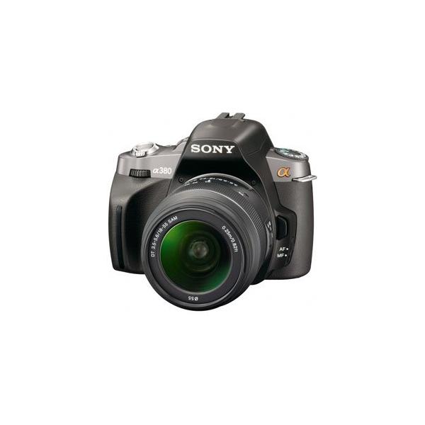 SONY デジタル一眼レフカメラ α380 ズームレンズキット ブラック  