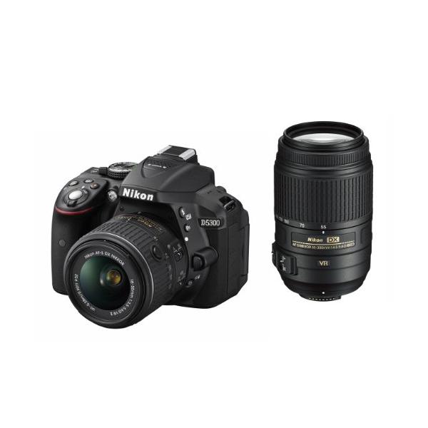 Nikon デジタル一眼レフカメラ D5300 ダブルズームキット ブラック 