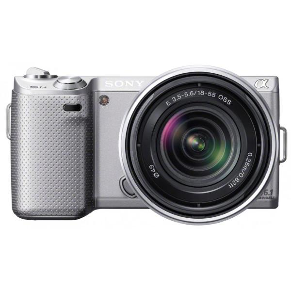SONY ミラーレス一眼カメラ α NEX-5N ズームレンズキット シルバー NEX