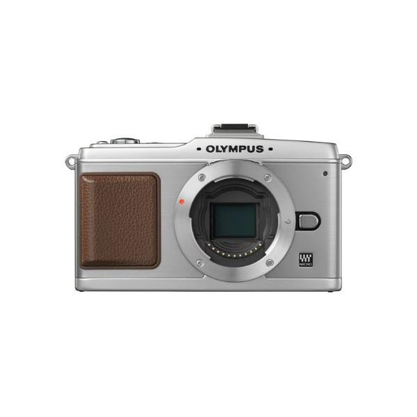 OLYMPUS マイクロ一眼 PEN E-P2 ボディ シルバー E-P2BODY-SLV : ぽ