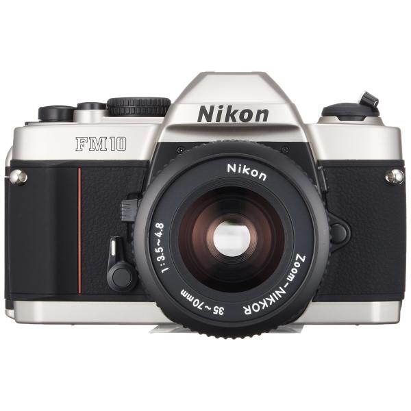 （中古品）Nikon 一眼レフカメラ FM10 標準セット(FM10ボディー・Aiズームニッコール35-70mmF3.5-4.8S・カメラケース・スト商品写真はサンプル写真となっております。写真の商品が届くわけでは御座いません。用途機能とし...