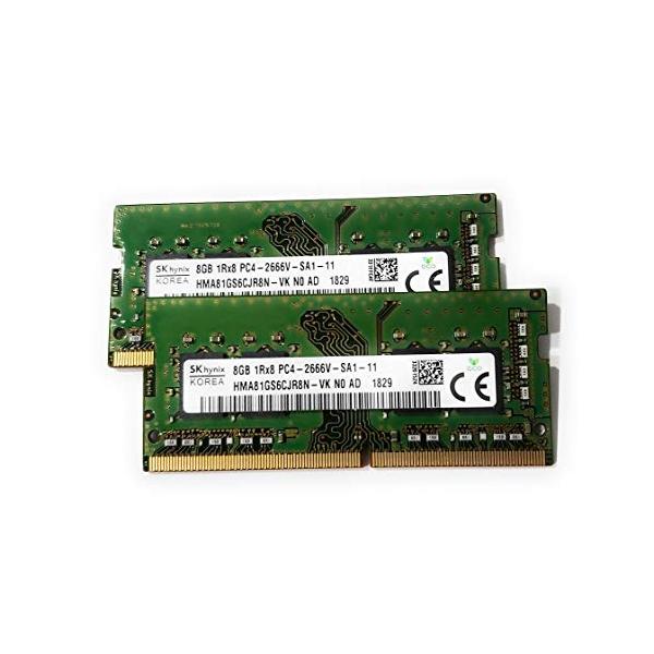 純正 OEM ノートパソコン SK Hynix Ram HMA81GS6CJR8N-VK 16GB (2X8GB