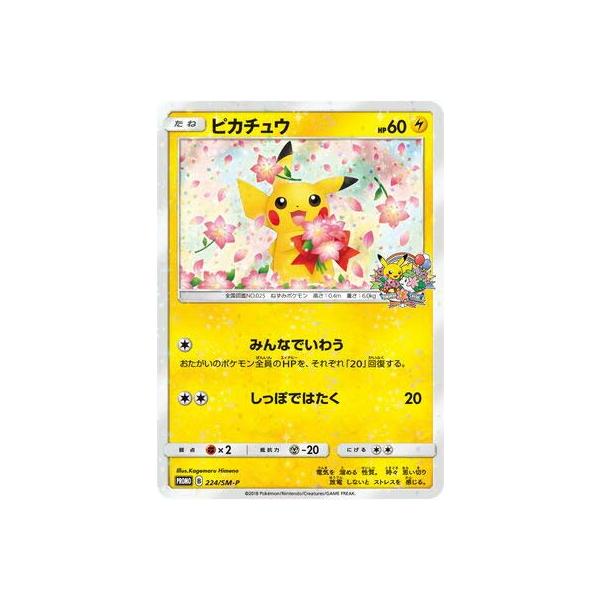 ポケモンカードゲーム/PK-SM-P-224 ピカチュウ : ぽちっとほわっ ポケモンカードゲーム/PK-SM-P-224 ピカチュウ : ぽちっとほわっ
