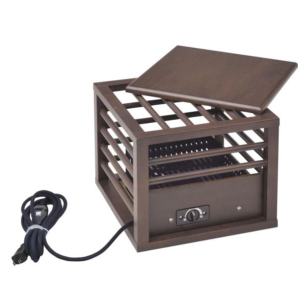 （中古品）山善 一人用こたつ(天板付) YMK-104 ダークブラウン 幅30×奥行30×高さ25.7 cm商品写真はサンプル写真となっております。写真の商品が届くわけでは御座いません。用途機能として最低限の付属品はお送りいたしますが取扱説...