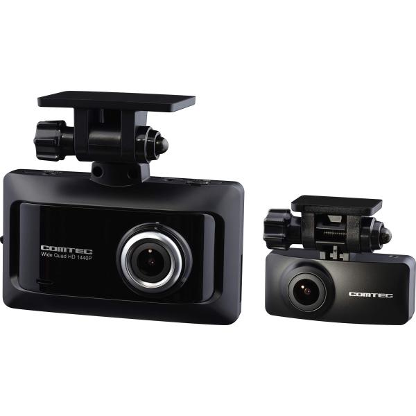 コムテック 車用 前後2カメラ ドライブレコーダー ZDR026 前後370万画素 WQHDノイズ対策済 夜間画像補正 LED信号対応 専用
