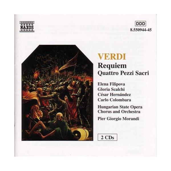 （中古品）ヴェルディ:レクイエム/聖歌四篇(ハンガリー国立歌劇場管弦楽団/モランディ)商品写真はサンプル写真となっております。写真の商品が届くわけでは御座いません。用途機能として最低限の付属品はお送りいたしますが取扱説明書、リモコン等含まれ...