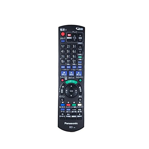 Panasonic ブルーレイディスクレコーダー用リモコン N2QAYB000919 : ぽ