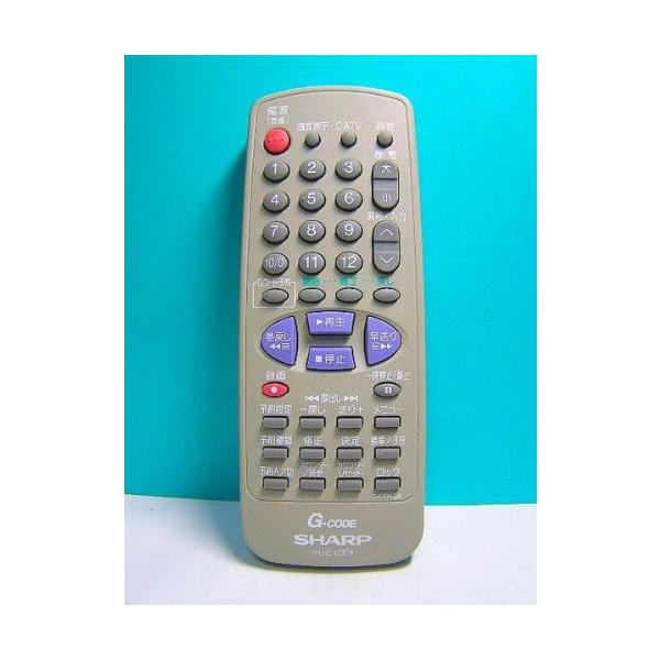 【中古】「非常に良い」シャープ テレビ・ビデオリモコン GA104SA シャープ テレビ・ビデオリモコン GA104SA : ぽちっとほわっと - 通販