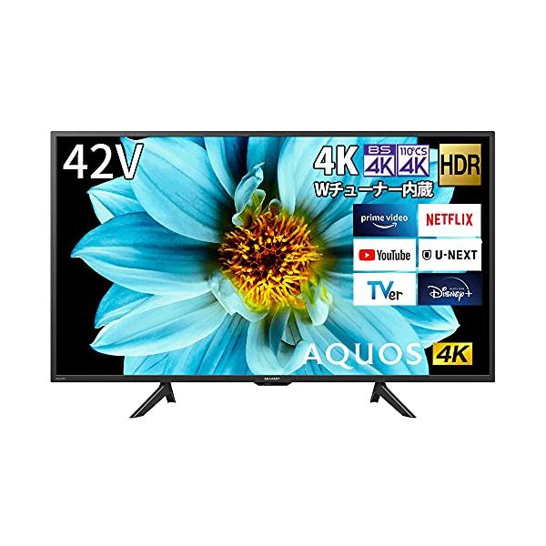 シャープ 42V型 液晶 テレビ AQUOS 4T-C42DJ1 4K チューナー内蔵