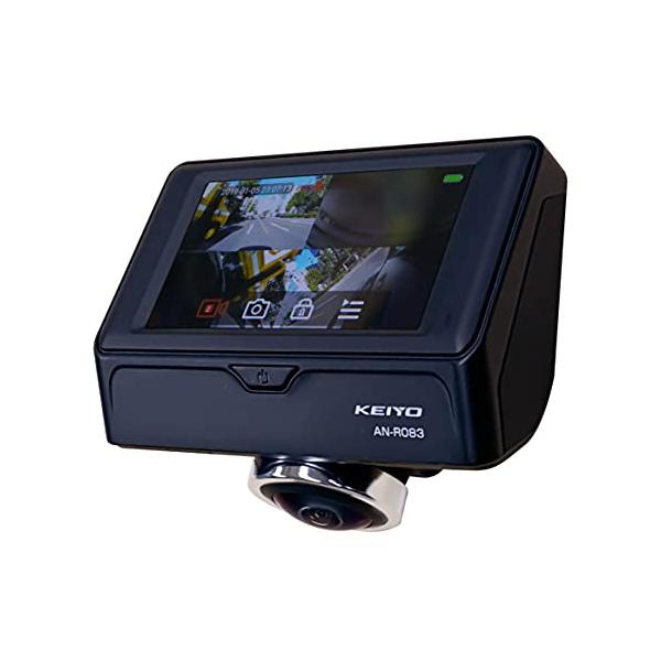 KEIYO パノラマドライブレコーダー AN-R083 360°カメラ : ぽちっとほ