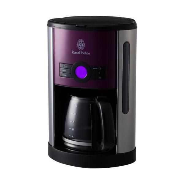 【未使用品】ラッセルホブス コーヒーメーカー パープル ラッセルホブス コーヒーメーカー ヘリテージ パープル 18499JP : ぽ