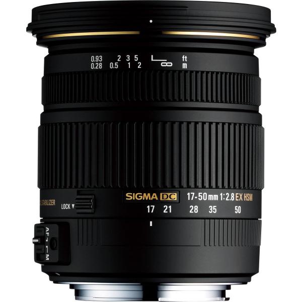 SIGMA 標準ズームレンズ 17-50mm F2.8 EX DC OS HSM ニコン用 APS-C