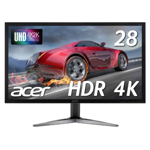 acer 28インチ 4K HDR モニター Acer ゲーミングモニター ディスプレイ SigmaLine 28インチ 4K
