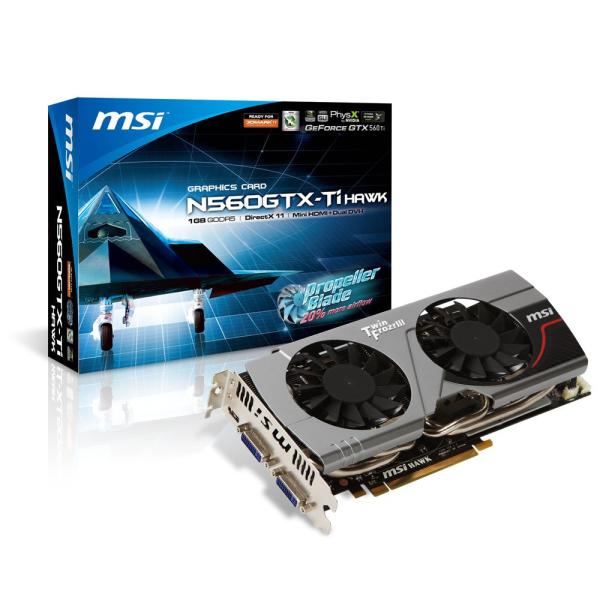 （中古品）MSI ビデオカード(VGA) NVIDIAシリーズ GeForce GTX560 Ti N560GTX-Ti HAWK商品写真はサンプル写真となっております。写真の商品が届くわけでは御座いません。用途機能として最低限の付属品はお...