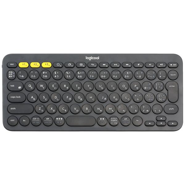 ロジクール ワイヤレスキーボード 無線 キーボード 薄型 小型 K380BK
