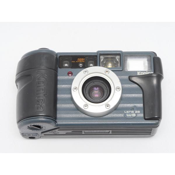 （中古品）Konica コニカ 現場監督28WB 工事専用カメラ 28mmレンズ 水洗い可・防塵・防砂・耐ショック フィルムタイプ商品写真はサンプル写真となっております。写真の商品が届くわけでは御座いません。用途機能として最低限の付属品はお...