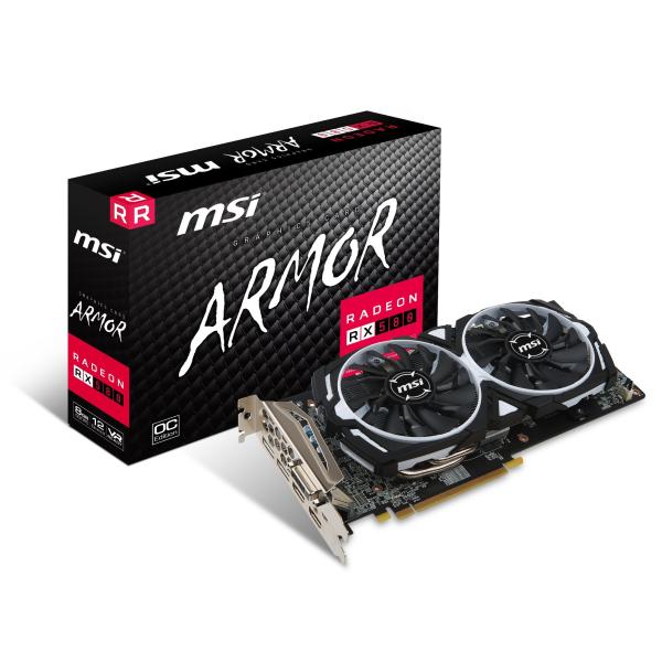 （中古品）MSI Radeon RX 580 ARMOR 8G OC グラフィックスボード VD6879商品写真はサンプル写真となっております。写真の商品が届くわけでは御座いません。用途機能として最低限の付属品はお送りいたしますが取扱説明書...