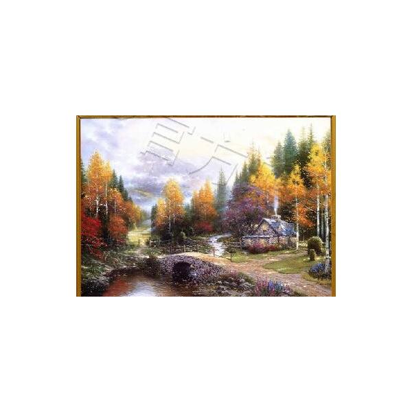 ししゅう糸 Dmc糸 クロスステッチ刺繍キット 超歓迎された 布地に図柄印刷 E 小屋風景