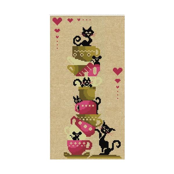 ししゅう糸 Dmc糸 クロスステッチ刺繍 カップ黒猫 Buyee Buyee Japanese Proxy Service Buy From Japan Bot Online