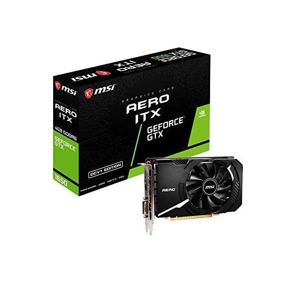 MSI GeForce GTX 1650 D6 AERO ITX OCV1 グラフィックスボード