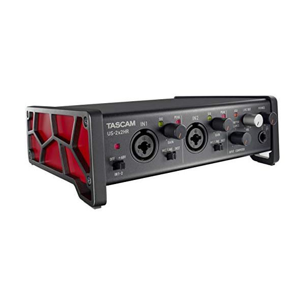 他サイト： TASCAM(タスカム) US-2X2HR 2Mic, 2IN/2OUT 24bit/192kHzハイレゾ USBオーディオ/MIDIインターフェースの商品画像