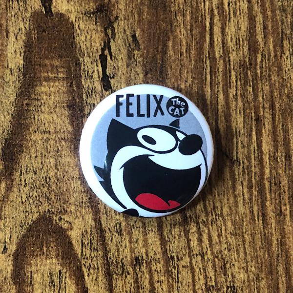 缶バッチ FELIX フィリックス 白 アドバタイジング カンパニー