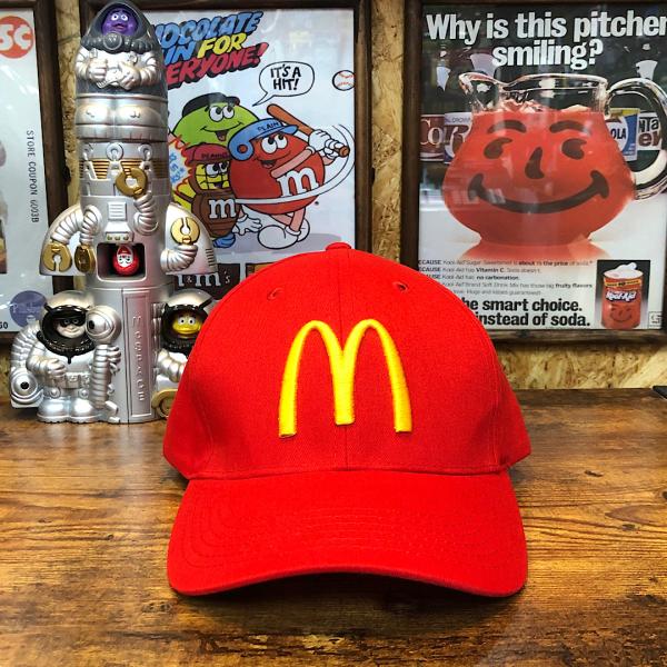 マクドナルド LOGO RED キャップ アメリカン雑貨 : GS STATION - 通販