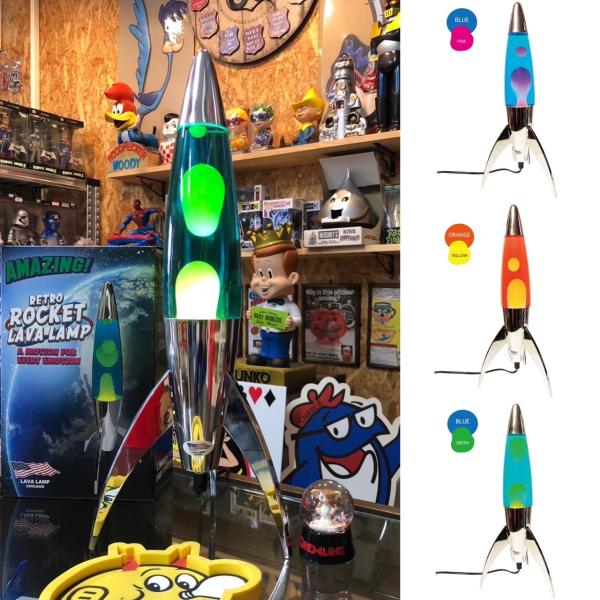 レトロ ラバランプ ラバライト ヴィンテージ ランプ ライト ROCKET