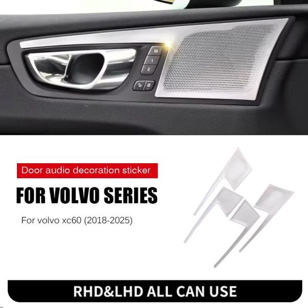並行輸入品 オーディオ カバー ホーンフレーム ボルボXC60スピーカー装飾 カーアクセサリー 2018-2024 2025