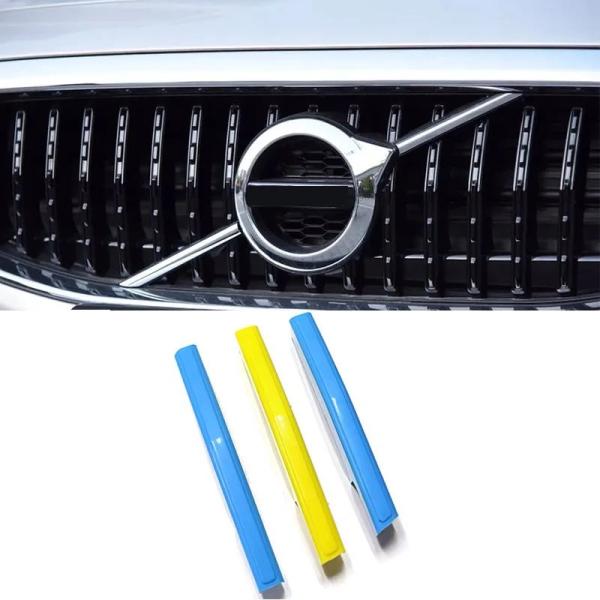並行輸入品ボルボ V40 用 カーグリルステッカー 1セット 装飾 カバー カスタムアクセサリー