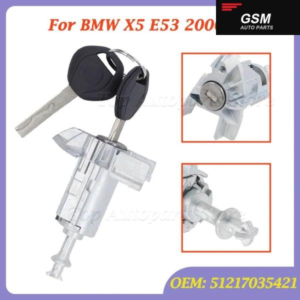 並行輸入品 BMW X5 E53 2000-2006 51217035421 LHD 左ハンドル 用席ドアロック シリンダー キー ドアロック シリンダーセット