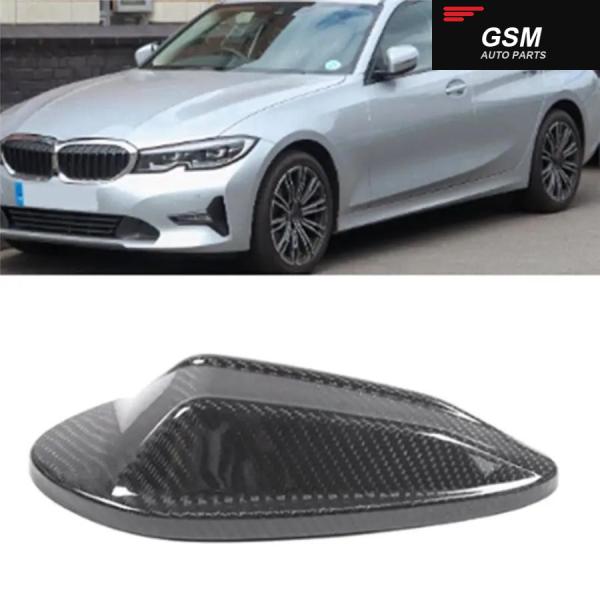 並行輸入品 BMW 2 3 4シリーズ X5 X7用 カールーフ シャークフィンアンテナ カバー - カーボン トリム デザイン