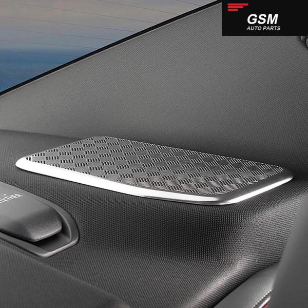 並行輸入品 ステンレス トランク オーディオ スピーカー 装飾 カバー トリム BMW 5シリーズ I5 G60 2024 カー