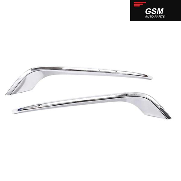 並行輸入品 フロント バンパー フォグランプ ストリップ トリム クローム スタイル BMW 3シリーズ GT グランツーリスモ F34 2013-2019年モ