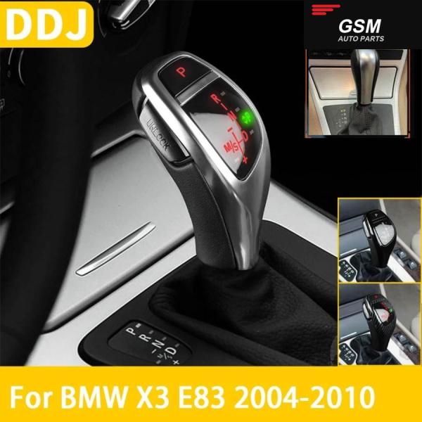 並行輸入品 BMW X3 E83 2004-07 - 10 アクセサリー 車内LED ギア シフト ノブ シフター ボタン 交換部