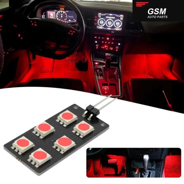 並行輸入品 アウディ A4 A5 A6L B8 S4 Q5 Q7 CANBUS LED 12V 車内フットウェルライト