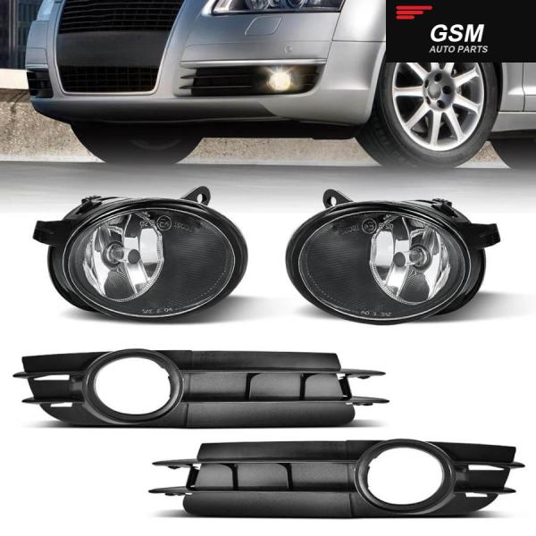 並行輸入品 アウディ C6 S8 S6 A6 オールロード クワトロ 2005-2008 フロント バンパー フォグランプ